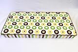 Mod Dots/stripes Green/yellow/choco Dots Changing Pad Cover Image