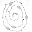 Back Belly Chains Sterling Silver Handmade Jewelry Length 44.5 inches (b214a)