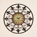 ANTIQUE STYLE 28" Diameter Metal WALL CLOCK