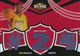 2007-08 Topps Triple Treads KOBE BRYANT Serial #'d Jersey Swatch card RARE