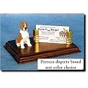 American Staffordshire Terrier (Brindle) Business Card Holder