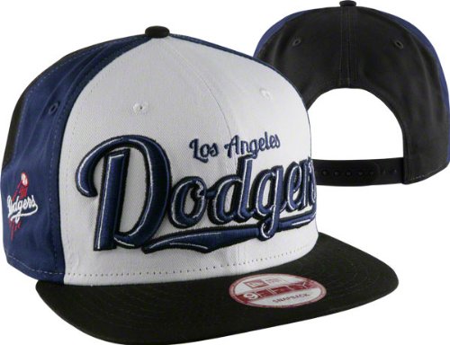 Los Angeles Dodgers New Era Script Wheel Snapback Adjustable Hat