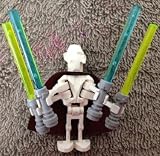 UPC 885403716617 product image for General Grievous with Cape and Light Saber From Star Wars Lego Minifigure Collec | upcitemdb.com