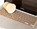 MOSISO Silicone Keyboard Cover Compatible with MacBook Pro 13/15 Inch (with/Without Retina Display, 2015 or Older Version),Older MacBook Air 13 Inch (A1466 / A1369, Release 2010-2017), Gold