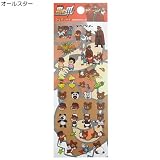 鷹の爪◎シール（クリアタイプ）☆キャラクターグッズ（手帳デコステッカー）通販☆【オールスター】