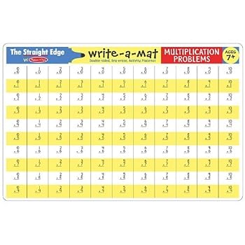 Melissa & Doug Multiplication Write-a-Mat