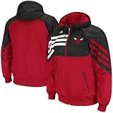 Chicago Bulls Adidas Pre-Game On Court Full Zip Hooded Sweatshirt