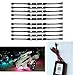Million Color 10 PCS Flex Strip Motorcycle Cellphone Controlled LED Light Kits with Music Sync