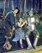 JUDY GARLAND AS DOROTHY GALE, JACK HALEY AS HICKORY/THE TIN MAN, RAY BOLGER AS HUNK/THE SCARECROW FROM THE WIZARD OF OZ #1 - COLOUR Movie Photo - (4 Different Photograph & POSTER Sizes Available)