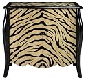 Furniture online: Safari Cabinet, 34.25"Hx36.5"W, ZEBRA WHTE/BLCK