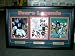 Bears Legends 3 Autos Walter Payton-butkus-sayers Frame Professionally Framed/matted W/coas Great Xmas Present for a Bear Fan