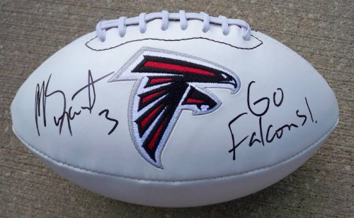 MATT BRYANT SIGNED AUTOGRAPHED ATLANTA FALCONS LOGO FOOTBALL W/ HOLOGRAM + COA