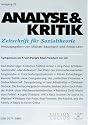 Analyse Und Kritik