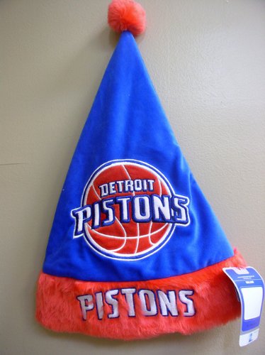 Detroit Pistons NBA Santa Hat