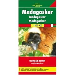 Madagaskar 1 : 800 000: Touristische Informationen. Stadtplan. Schiffahrtslinie
