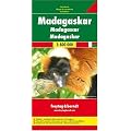 Madagaskar 1 : 800 000: Touristische Informationen. Stadtplan. Schiffahrtslinie