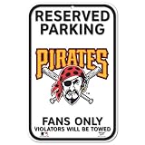 MLB Pittsburgh Pirates 11'' x 17'' Reserved Parking Sign