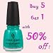 China Glaze Nail Polish Neon Turned up Turquoise 70345