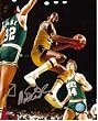Magic Johnson Signed 8x10 - vs. Celtics