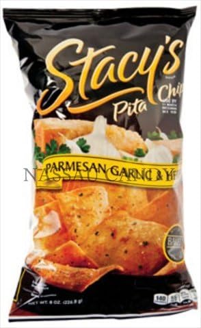 Stacys Pita - Lg Parmesan Garlic Herb Chips, 8 Oz. Pack Of - 12