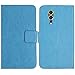 TienJueShi Blue Book-Style Flip Leather Protector Case Cover Skin Etui Wallet for Caterpillar Cat S60 4.7 inch