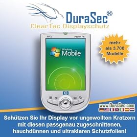 5 x DuraSec ClearTec screen protection film for Casio Cassiopeia EG-800