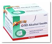 Bd Alcohol Swab 100 Units, (Pack of 12)