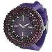 GP Designs Women's Rhinestone Silicone Watch