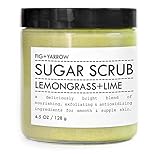 FIG+YARROW Organic Sugar Scrubs (Lemongrass+Lime, 4.5 oz)