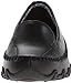 Skechers Women's Bikers Pedestrian Memory Foam Slip-On Moccasin,9 M US,Black Leather