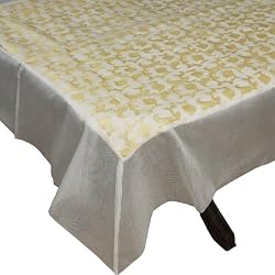 White Silk Table Cloth Dining Room Decor 60 x 90 inches