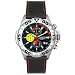 Immersion Men's Stream Chronograph Black Leather Watch #6940 Image