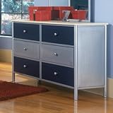 Hillsdale Furniture 1177-717 Universal Youth Kids Dresser, Silver