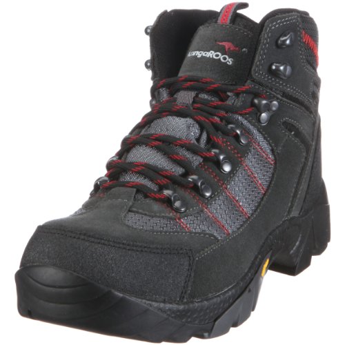 KangaROOS 71620 Kilian Herren Stiefel, Schwarz (blk/dk.grey/red), EU 43
