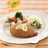 Chicken Milanese with Scalloped Potatoes and Vegetables
