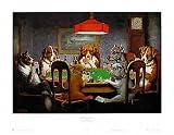Friend In Need - Art Poster (Dogs Playing Poker) (Size: 20