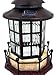 Solar Lighthouse Tower Solar Light Green/Ivory 39
