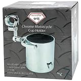Diamond Plate Chrome Motorcycle Cup Holder