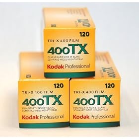 kodak 115 3659 Tri-X 400 Professional 120 Black and White Film 5 Roll Propack
