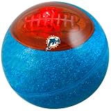 NFL Miami Dolphins Super Ball, 3-Inch, Clear