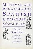 Cover of Medieval and Renaissance Spanish Literature by Keith Whinnom 0859892190