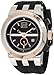 MULCO Blue Marine Women’s Watch Quartz Multifunctional Movement Stainless Steel and Silicone Band Premium Analog Display Swarovski Tones and Rose Gold Accents Water Resistant