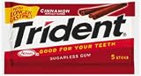 Trident Sugar Free Gum With CINNAMON Flavor - 18 X 5 Sticks