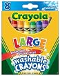 Kid's First Large Washable Crayons, 8-Color Set