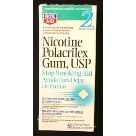 Nicotine Gum 2mg 50pc Original flavor-Rite Aid