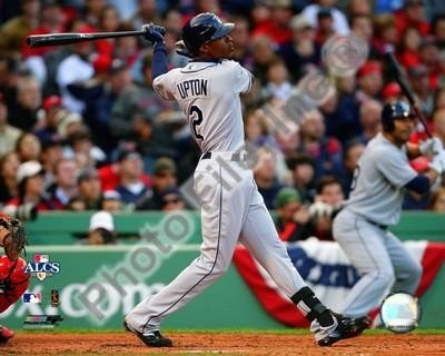 B.J. Upton Rays 2008 ALCS Homerun 8x10 Photo