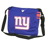 New York Giants Laptop Bag with Adjustable Shoulder Strap (Measures 17" x 14" x 3") - Blue