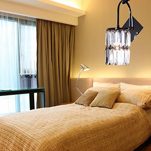 Fashion Minimalist Crystal Wall Light with Honeycomb Pattern Height 32 Width 20.5 Depth 10cm