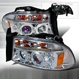 97 98 99 00 01 02 03 04 Dodge Durango Dakota Projector Headlights - Chrome (Pair) by Atomic