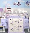 SoHo Lavender Flower Garden Baby Crib Nursery Bedding Set 10 pieces ** This Month Special! **